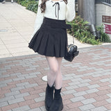 モックネックレイヤード風ニット