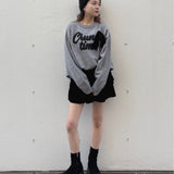 【予約商品 12月下旬発送】ラメリボンロゴジャガードニット