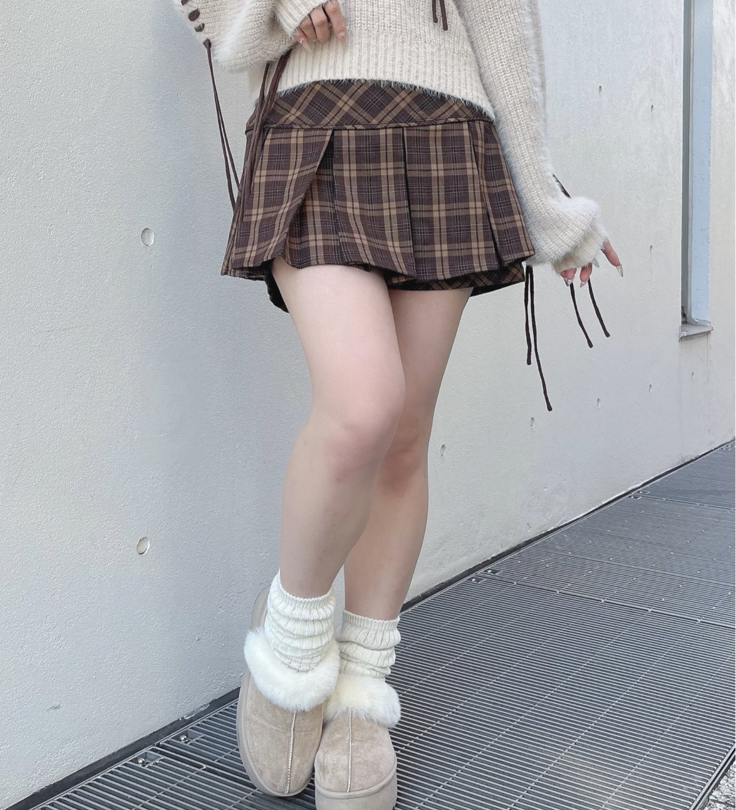 【予約商品 12月下旬発送】レイヤードスカパン