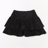 ツイードティアードミニスカート