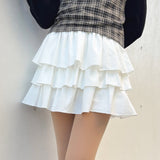 【予約商品 12月下旬発送】レースティアードスカート