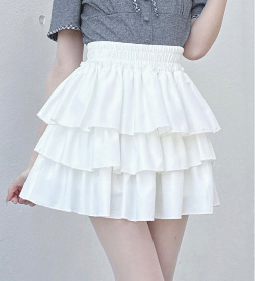 レースティアードスカート