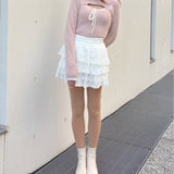 【予約商品 12月下旬発送】レースティアードスカート