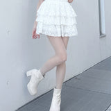 レースティアードスカート