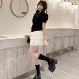 レースティアードスカート