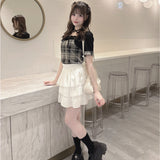 レースティアードスカート