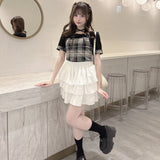 レースティアードスカート