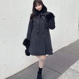 【予約商品 12月中旬発送】ボウタイウールコート