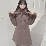 【予約商品 12月中旬発送】ボウタイウールコート