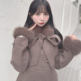 【予約商品 12月中旬発送】ボウタイウールコート