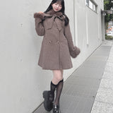 【予約商品 12月中旬発送】ボウタイウールコート