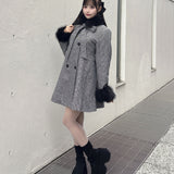 【予約商品 12月中旬発送】ボウタイウールコート