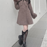 【予約商品 12月中旬発送】ボウタイウールコート