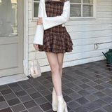 ファー付きキャミワンピース