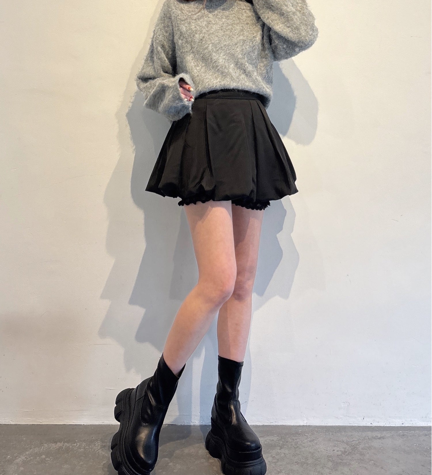 【予約商品 12月下旬発送】バルーンスカート