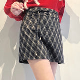 【予約商品 12月中旬発送】サイドスリット台形スカート