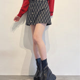 【予約商品 12月中旬発送】サイドスリット台形スカート