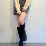 【予約商品 12月中旬発送】サイドスリット台形スカート