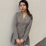 【予約商品 1月上旬発送】ロー切り替えテーラーワンピース