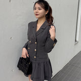 【予約商品 1月上旬発送】ロー切り替えテーラーワンピース