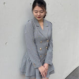 【予約商品 1月上旬発送】ロー切り替えテーラーワンピース