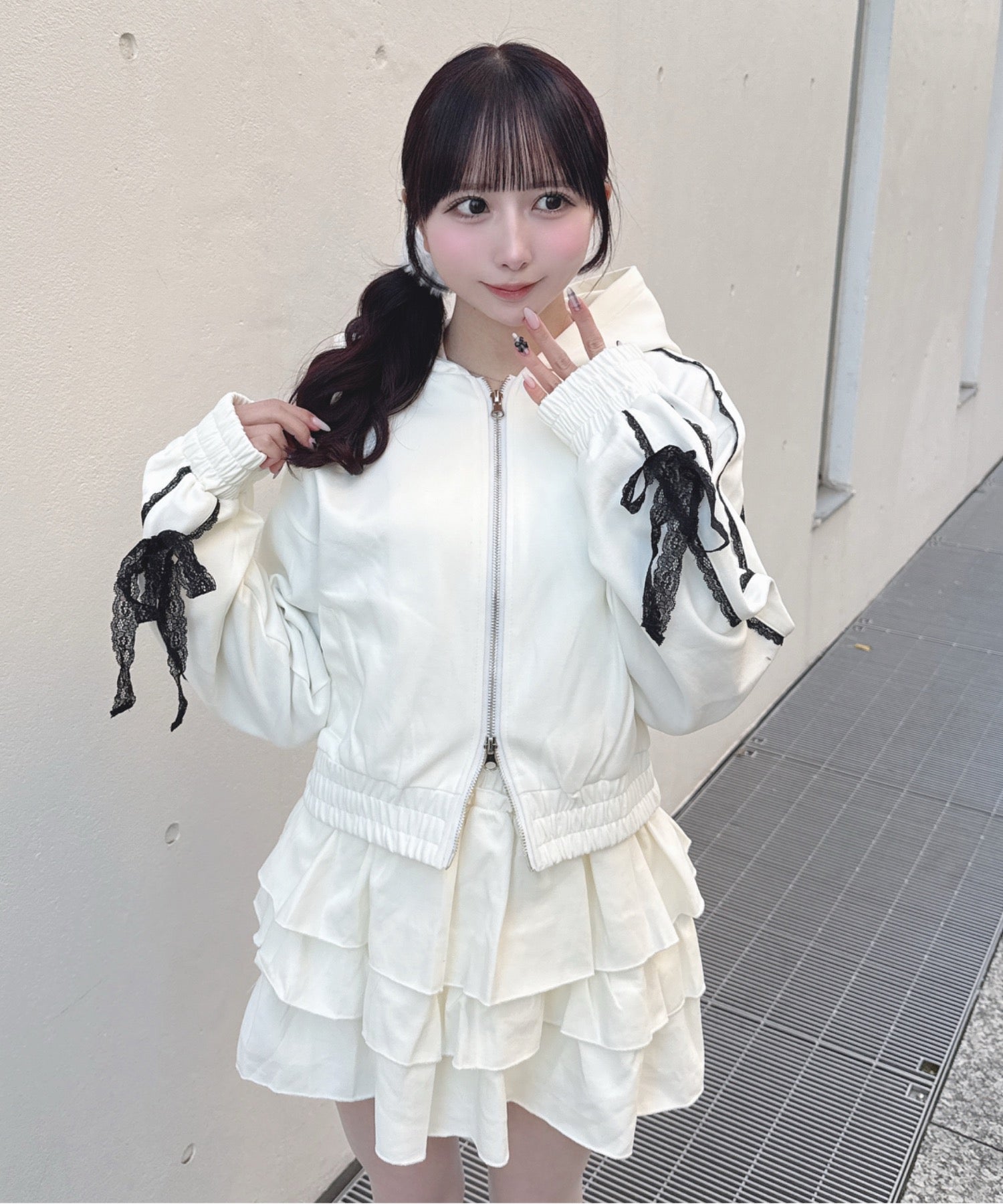 セットアップ割♡対象商品】 レースラインパーカー – PARK by one way