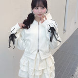 【セット購入10％割♡対象商品】レースラインパーカー