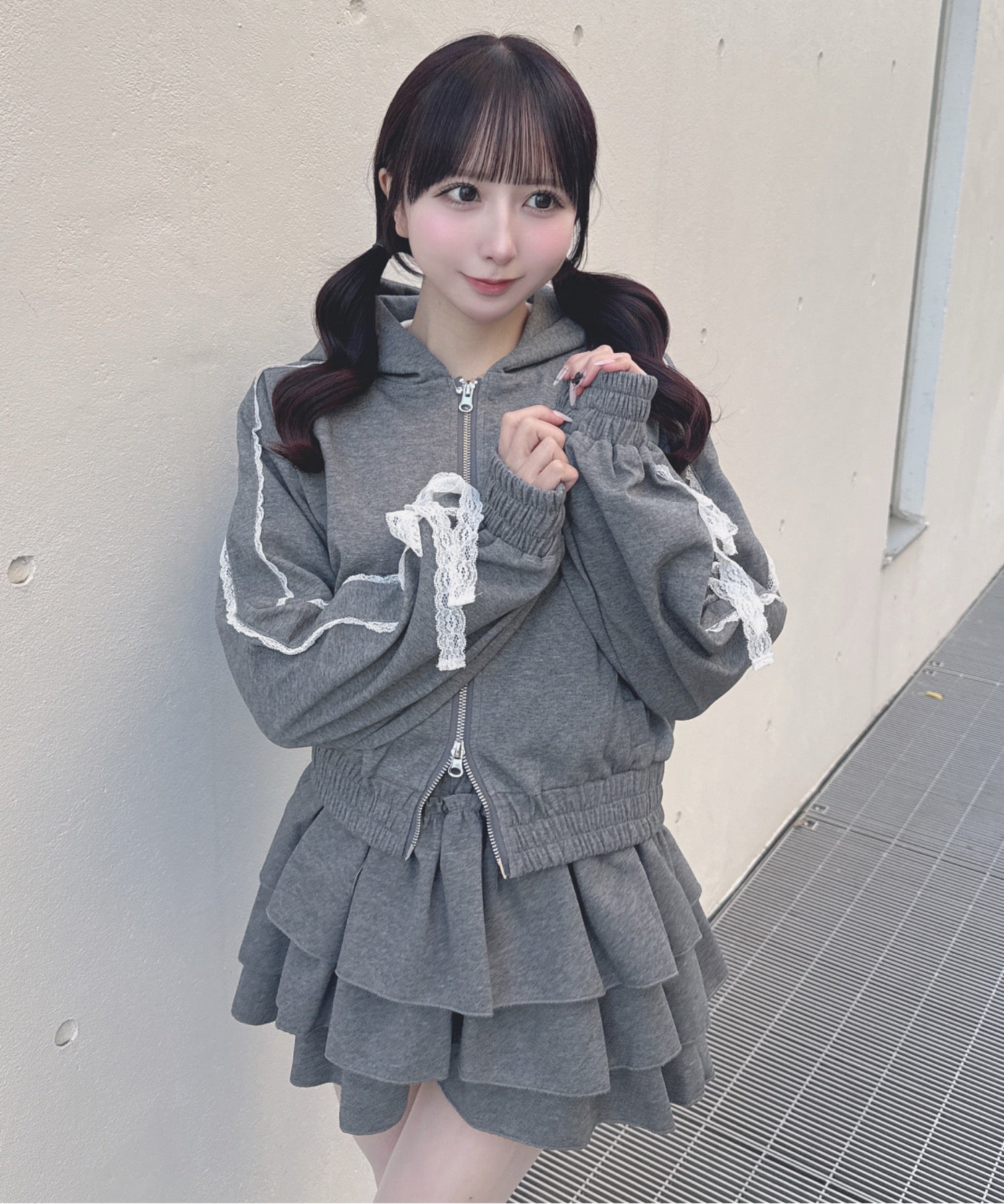 セットアップ割♡対象商品】 レースラインパーカー – PARK by one way