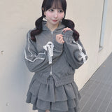 【セット購入10％割♡対象商品】レースラインパーカー