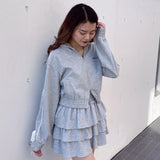 【予約商品 1月上旬発送】レースラインパーカー