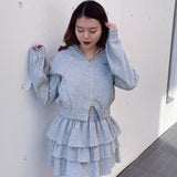 【予約商品 1月上旬発送】レースラインパーカー