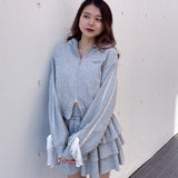 【予約商品 1月上旬発送】レースラインパーカー