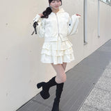 【セット購入10％割♡対象商品】レースラインパーカー