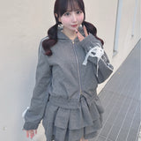 【セット購入10％割♡対象商品】レースラインパーカー