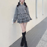 【セット購入10％割♡対象商品】レースラインパーカー