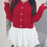 ドッキングニットカーデ