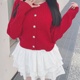 ドッキングニットカーデ