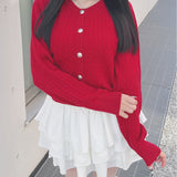 ドッキングニットカーデ