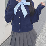 ドッキングニットカーデ