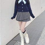 ドッキングニットカーデ