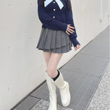 ドッキングニットカーデ