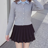 ドッキングニットカーデ