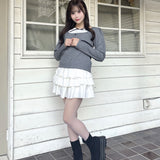 レイヤード風カットソー