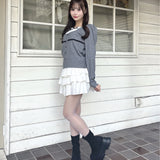 レイヤード風カットソー