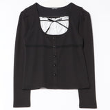 レイヤード風カットソー