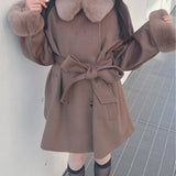 2wayファー付きコート