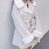 2wayファー付きコート