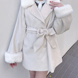 2wayファー付きコート