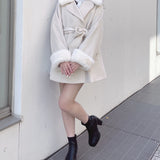 2wayファー付きコート