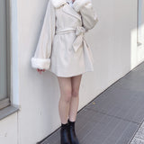 2wayファー付きコート